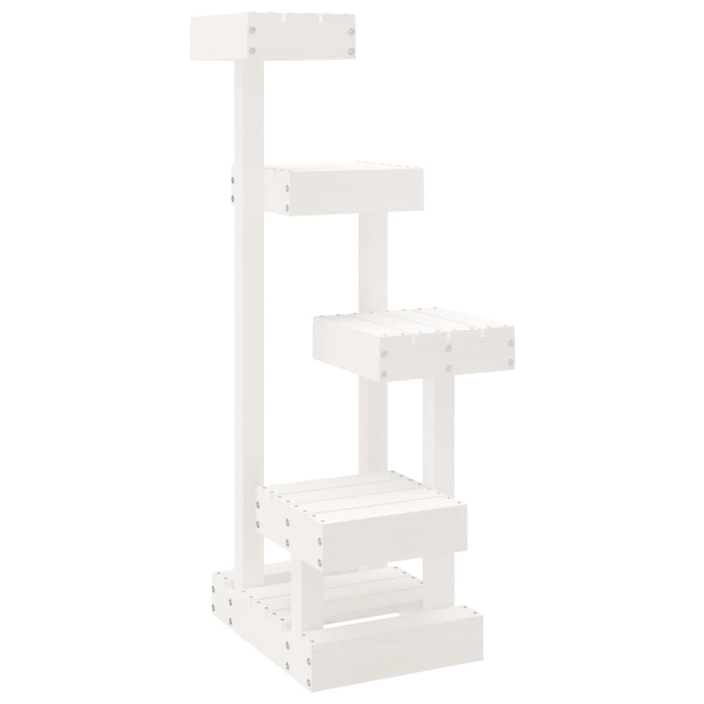 Vidaxl Cat Furniture 45.5x49x103 cm Solid Pine White