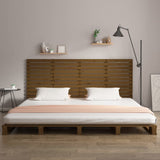 Vidaxl hoofdbord wandmontage 206x3x91,5 cm grenenhout honingbruin