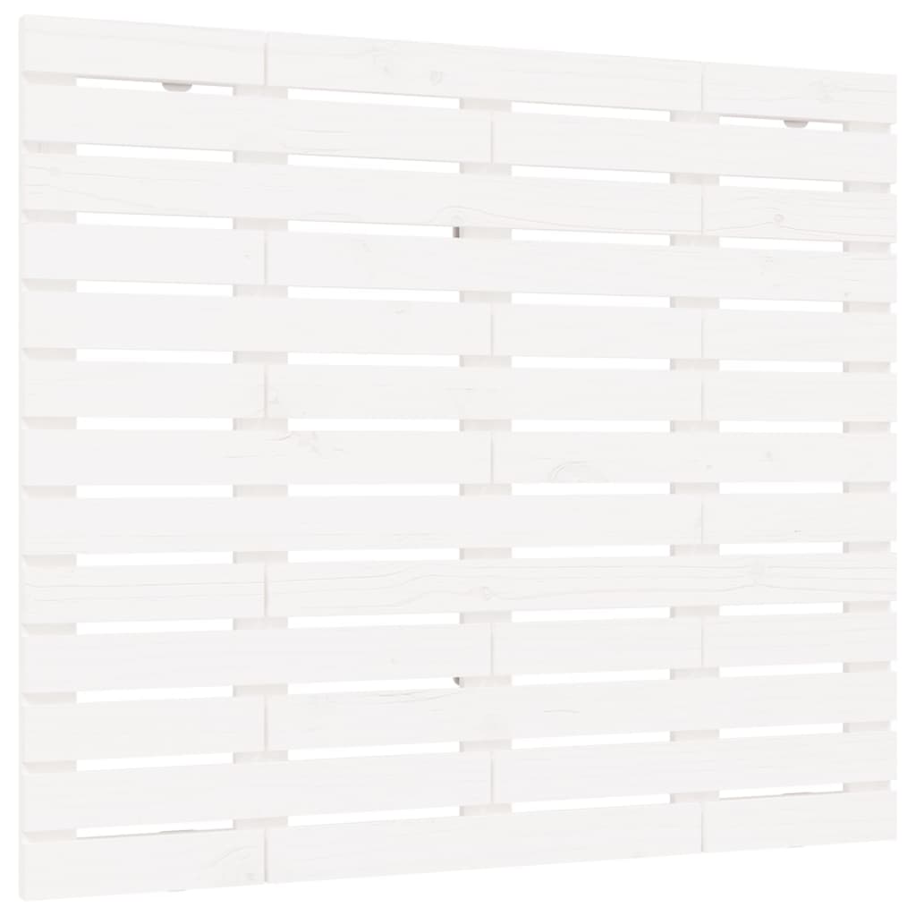 Vidaxl hoofdbord wandmontage 96x3x91,5 cm massief grenenhout wit