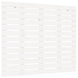 Vidaxl hoofdbord wandmontage 96x3x91,5 cm massief grenenhout wit