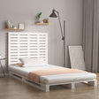 Vidaxl hoofdbord wandmontage 96x3x91,5 cm massief grenenhout wit