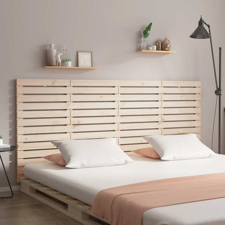Vidaxl hoofdbord wandmontage 156x3x91,5 cm massief grenenhout