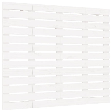 Vidaxl hoofdbord wandmontage 81x3x91,5 cm massief grenenhout wit