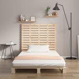 Vidaxl hoofdbord wandmontage 141x3x91,5 cm massief grenenhout