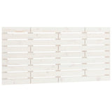 Vidaxl hoofdbord wandmontage 126x3x63 cm massief grenenhout wit