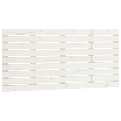Vidaxl hoofdbord wandmontage 146x3x63 cm massief grenenhout wit