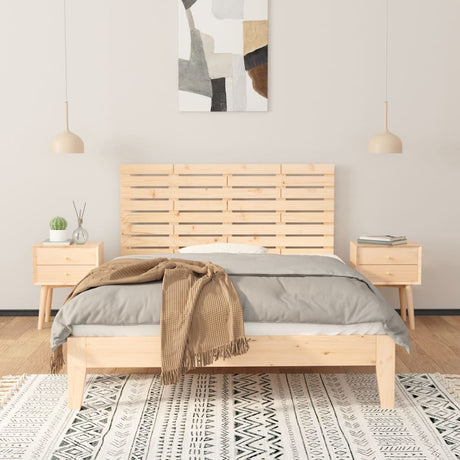 Vidaxl hoofdbord wandmontage 156x3x63 cm massief grenenhout