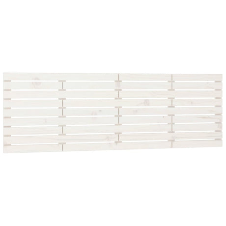 Vidaxl hoofdbord wandmontage 166x3x63 cm massief grenenhout wit