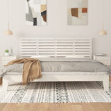 Vidaxl hoofdbord wandmontage 166x3x63 cm massief grenenhout wit