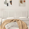 Vidaxl hoofdbord wandmontage 166x3x63 cm massief grenenhout wit