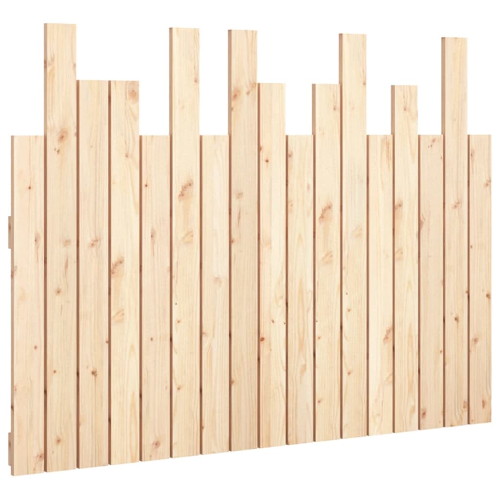 Vidaxl hoofdbord wandmontage 108x3x80 cm massief grenenhout
