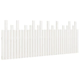 Vidaxl hoofdbord wandmontage 204x3x80 cm massief grenenhout wit
