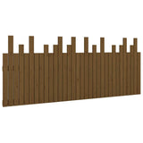 Vidaxl hoofdbord wandmontage 204x3x80 cm grenenhout honingbruin
