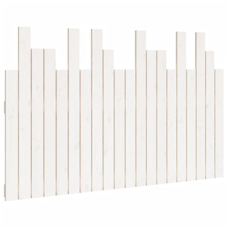 Vidaxl hoofdbord wandmontage 127,5x3x80 cm massief grenenhout wit