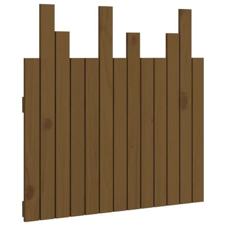Vidaxl hoofdbord wandmontage 82,5x3x80 cm grenenhout honingbruin