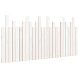 Vidaxl hoofdbord wandmontage 166x3x80 cm massief grenenhout wit