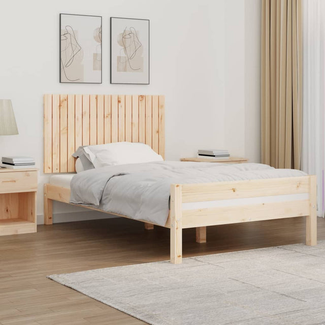 Vidaxl wandhoofdbord 108x3x60 cm massief grenenhout
