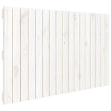 Vidaxl wandhoofdbord 108x3x60 cm massief grenenhout wit