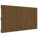 Vidaxl wandhoofdbord 127,5x3x60 cm massief grenenhout honingbruin