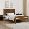 Vidaxl wandhoofdbord 127,5x3x60 cm massief grenenhout honingbruin
