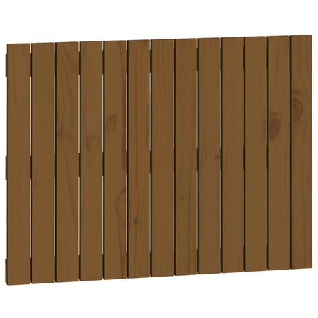 Vidaxl wandhoofdbord 82,5x3x60 cm massief grenenhout honingbruin