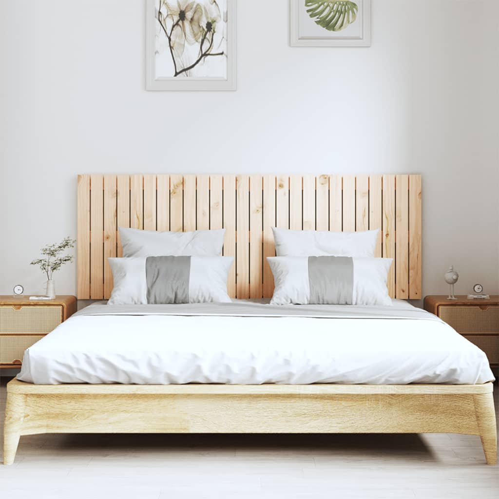Vidaxl wandhoofdbord 166x3x60 cm massief grenenhout