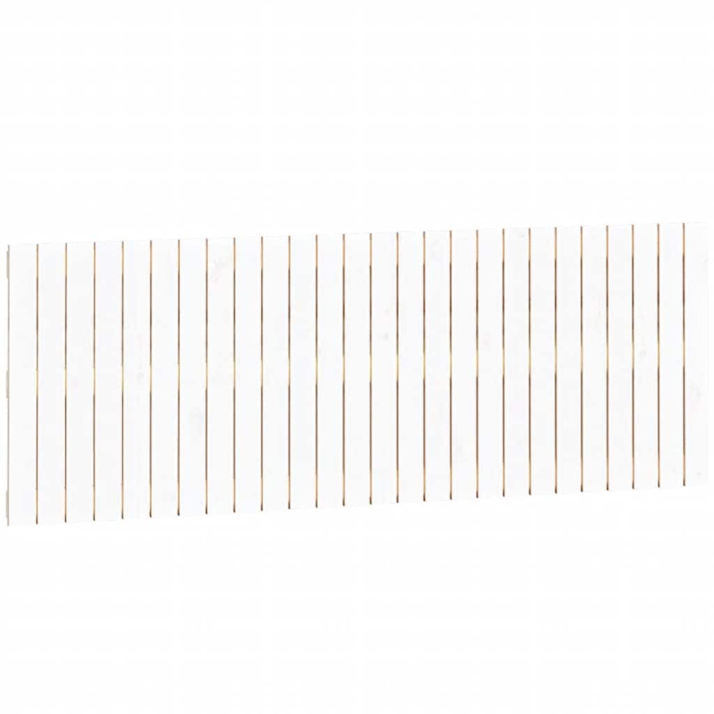 Vidaxl wandhoofdbord 166x3x60 cm massief grenenhout wit
