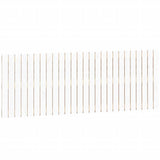 Vidaxl wandhoofdbord 166x3x60 cm massief grenenhout wit
