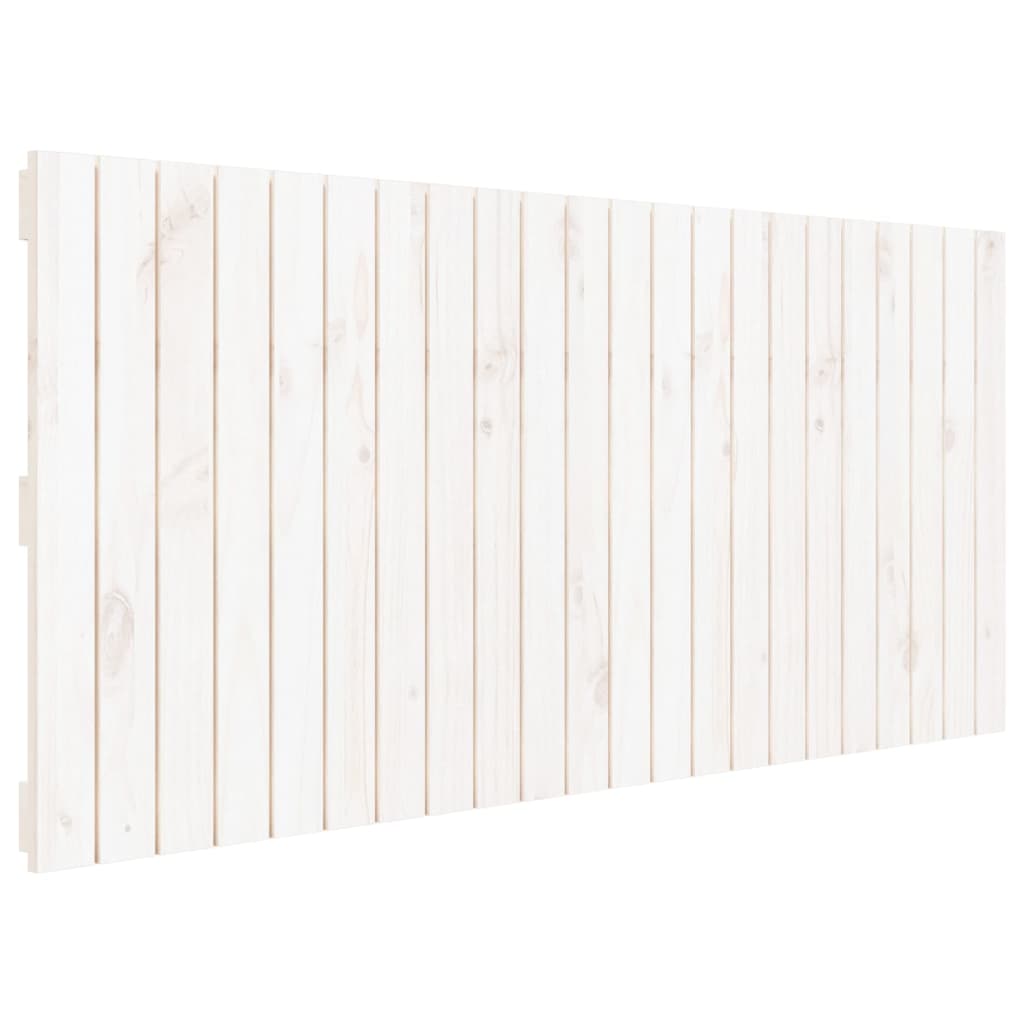 Vidaxl wandhoofdbord 140x3x60 cm massief grenenhout wit