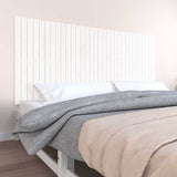 Vidaxl wandhoofdbord 204x3x90 cm massief grenenhout wit