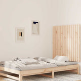 Vidaxl wandhoofdbord 95,5x3x90 cm massief grenenhout