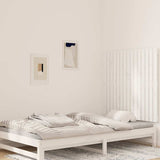 Vidaxl wandhoofdbord 95,5x3x90 cm massief grenenhout wit