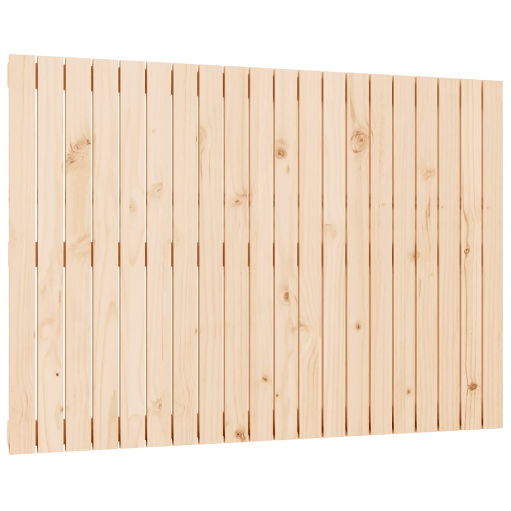 Vidaxl wandhoofdbord 127,5x3x90 cm massief grenenhout