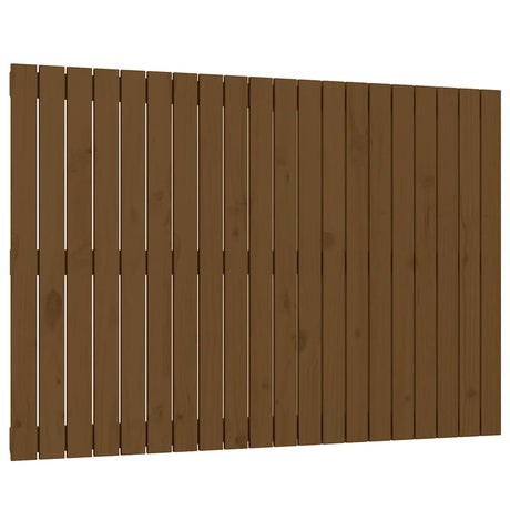 Vidaxl wandhoofdbord 127,5x3x90 cm massief grenenhout honingbruin