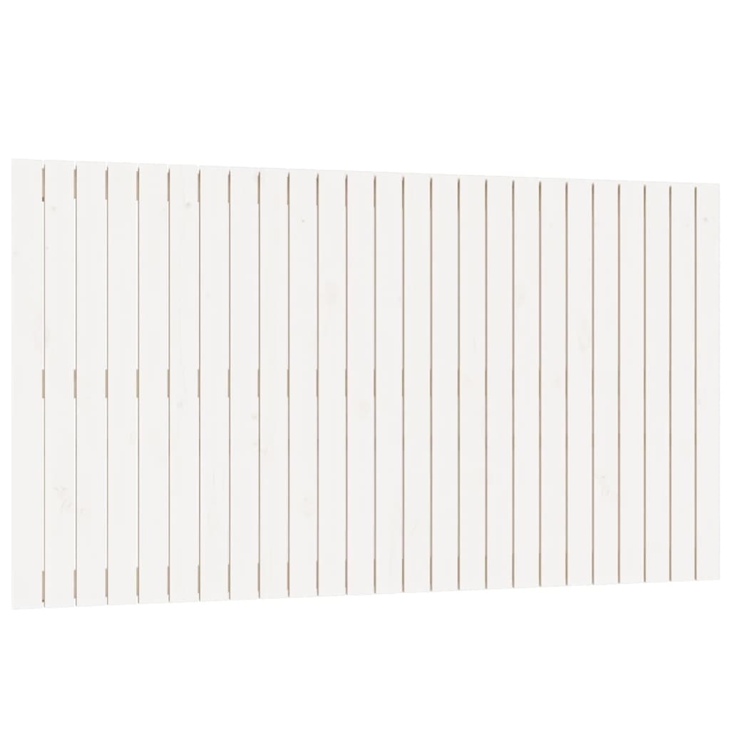 Vidaxl wandhoofdbord 159,5x3x90 cm massief grenenhout wit