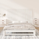 Vidaxl wandhoofdbord 159,5x3x90 cm massief grenenhout wit