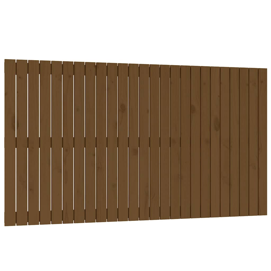 Vidaxl wandhoofdbord 159,5x3x90 cm massief grenenhout honingbruin