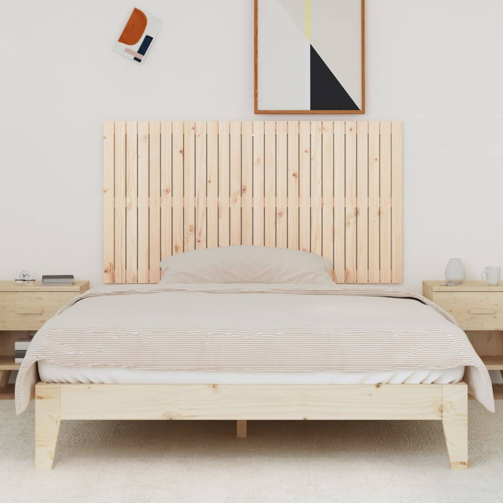 Vidaxl wandhoofdbord 166x3x90 cm massief grenenhout