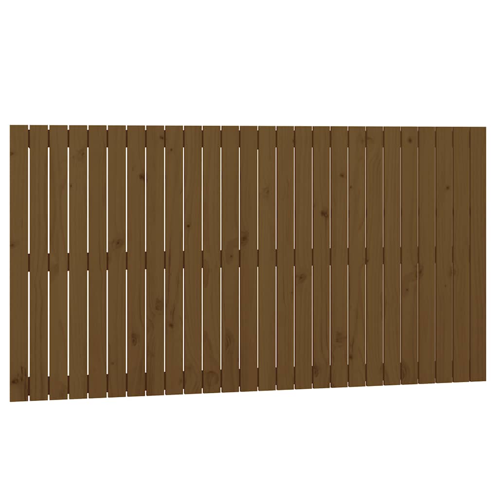 Vidaxl wandhoofdbord 166x3x90 cm massief grenenhout honingbruin