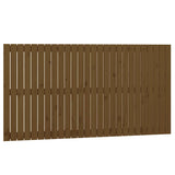Vidaxl wandhoofdbord 166x3x90 cm massief grenenhout honingbruin