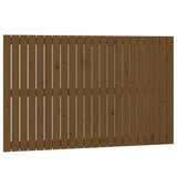 Vidaxl wandhoofdbord 140x3x90 cm massief grenenhout honingbruin