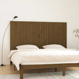 Vidaxl hoofdbord wandmontage 204x3x110 cm grenenhout honingbruin