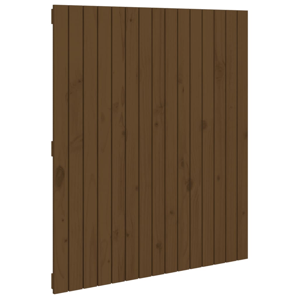 Vidaxl wandhoofdbord 95,5x3x110 cm massief grenenhout honingbruin