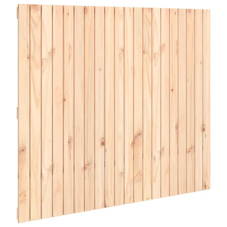 Vidaxl wandhoofdbord 127,5x3x110 cm massief grenenhout