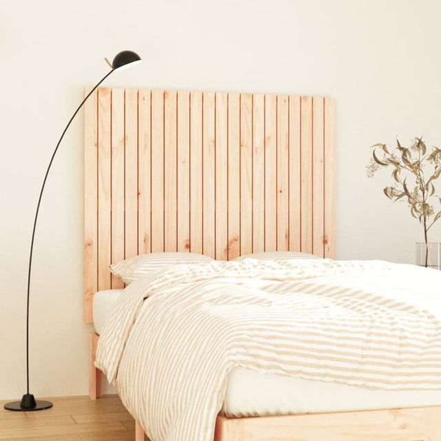 Vidaxl wandhoofdbord 127,5x3x110 cm massief grenenhout