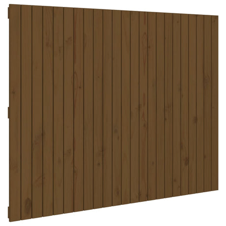 Vidaxl wandhoofdbord 146,5x3x110 cm massief grenenhout honingbruin