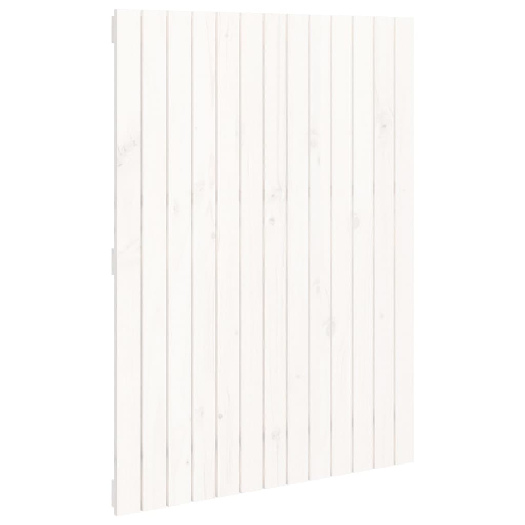 Vidaxl wandhoofdbord 82,5x3x110 cm massief grenenhout wit