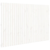 Vidaxl wandhoofdbord 166x3x110 cm massief grenenhout wit