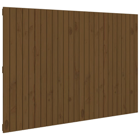 Vidaxl wandhoofdbord 166x3x110 cm massief grenenhout honingbruin