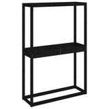 Rack de pneus Vidaxl 120x40x180 cm Pine solide noir